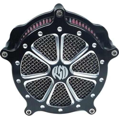RSD Filter Motorcycle Turbine Air Cleaner Clarity Kit for Harley Touring Road King (2017 - up) Softail (2018 - up) Milwaukee 8