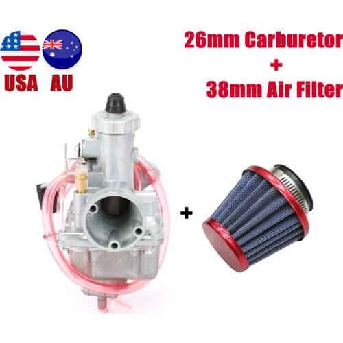 TDPRO 26mm Carburetor Carb 38mm Air Filter For Mikuni 140 150 160cc Pit Dirt Bike Thumpstar