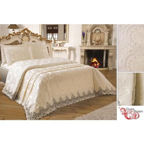 Çeyizdiyarı French Laced Jasmine Pique Pack Cream