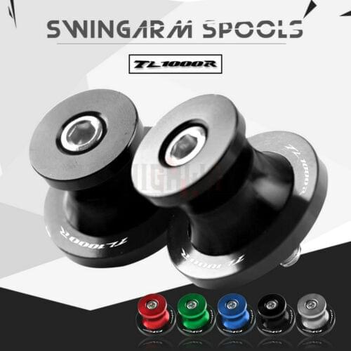 M8 Motorcycle CNC Frame Stands Screws sliders Swingarm Spools Slider for Suzuki TL1000R TL 1000 R1997-2004