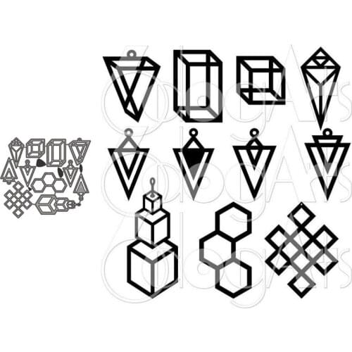 Metal Cutting Dies Charm Stencils Scrapbooking Embossing DIY Crafts Paper Cards Album Decor Metal Dies Cut