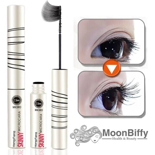 MOONBIFFY Curling Mascara Makeup Waterproof Lash Extension Thick Lengthening Mascara Cosmetics For Eyes 1PC Professional