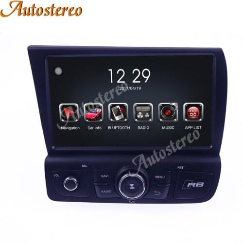 For Audi R8 Spyder Tony Stark Same Model Car GPS Navigation Auto Stereo HeadUnit Multimedia Player Radio Tape Recorder Music IPS