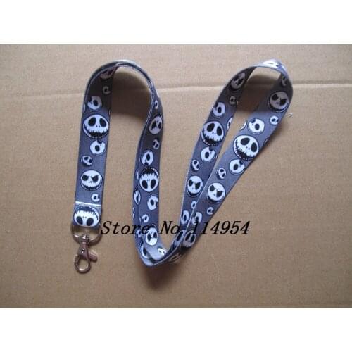 New 10 Pcs Cartoon Nightmare Before Christmas Strap Lanyards Cell Phone PDA Key ID Strap Charms T--1