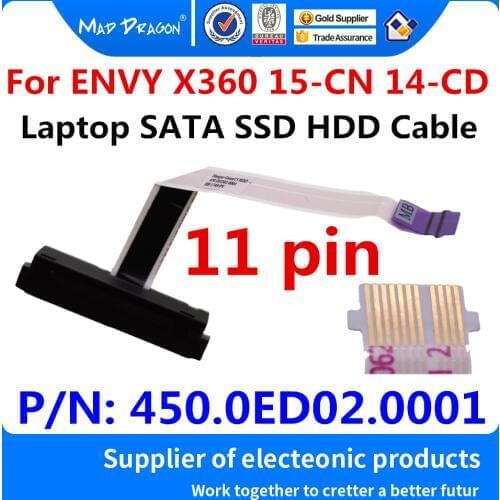 New original Laptop SATA SSD HDD hard drive cable connector For HP ENVY X360 15-CN 14-CD 15-CN0007TX 15-CN0006TX 450.0ED02.0001