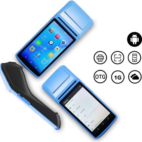 POS Terminal PDA Android Handheld Restaurant Shop Cash Registers Wireless Bill Machine Thermal Printer Mobile 3G Bill Impresora