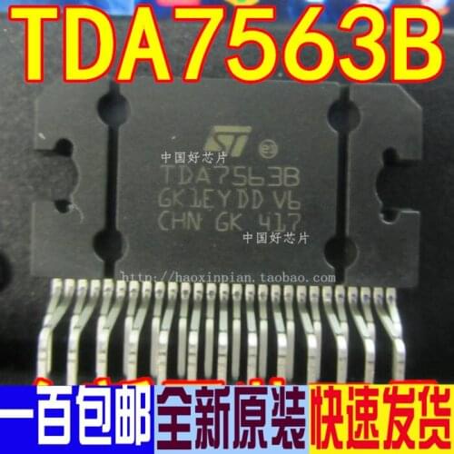 Tda7563b Tda7563 Direct Plug Zip-27 Car Audio Amplifier IC New Import