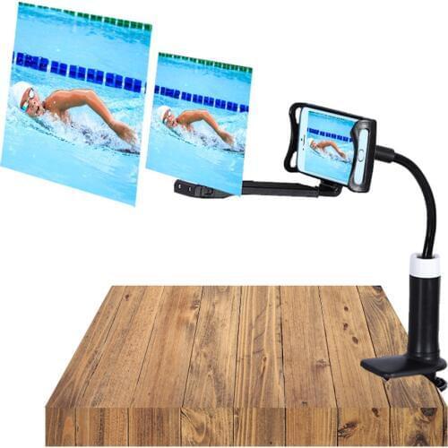 Mobile Phone HD Projection Bracket Screen Magnifier 360 Degree Adjustable for Home Office 3D HD Phone Screen Magnifier