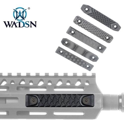WADSN Tactical RS CNC M-lok Keymod Rail Handguard Rail Cover Short Version Railscales WME08003 Hunting Weapon Rifle Accessory