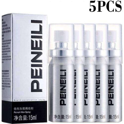 5pcs Peineili male sex delay spray, prevent premature ejaculation and sustained erection spray 60 minutes adult sex products