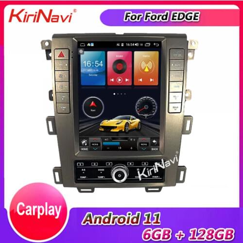 KiriNavi Vertical Screen Tesla Style 10.4" Android 10.0 Car Radio For Ford EDGE Car Dvd Player Auto GPS Navigation 4G 2009-2014