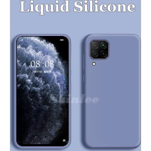Skinlee For Samsung Galaxy A12 Case Full Protection Soft Liquid Silicone Cover For Samsung A12 Cases Funda