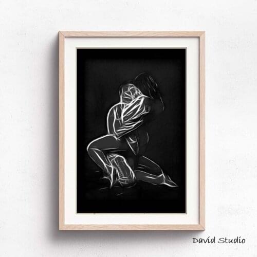 Special Gift in Love River Oil Painting By Hand Made On Canvas Good Gift For Girl of Boy Friend Wedding Room Decoration