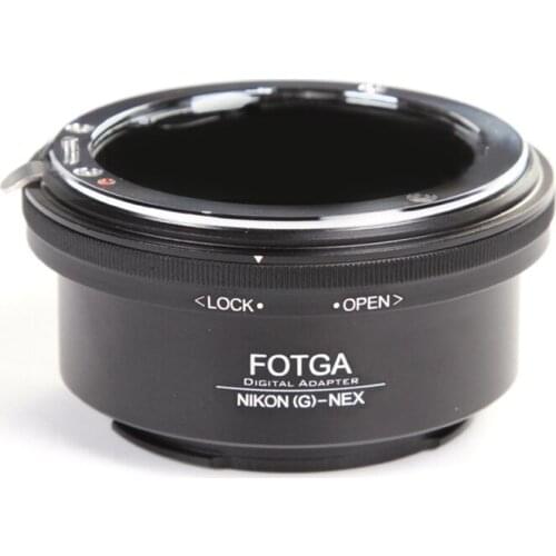 FOTGA Adapter Ring For Nikon G-NEX Lens To SONY NEX5 NEX3 A500 A6000 E-Mount Camera Lens Adapter Ring