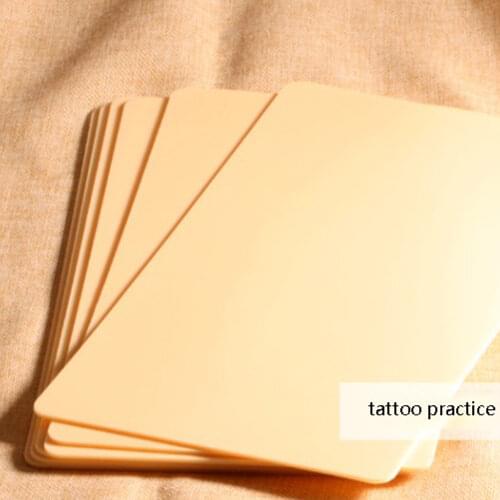 Makeup Cosmetic Tattoo 3D Permanent Makeup Eyebrow Lips Blank Tattoo Practice Leather Skin Sheet for Needle Machine