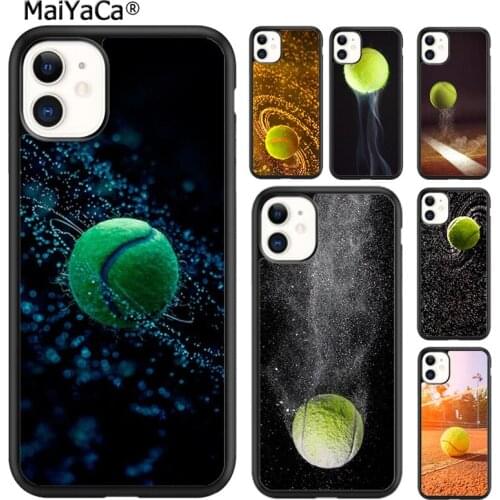 MaiYaCa Tennis ball movement Phone Case Cover For iPhone SE 6 6s 7 8 plus X XR XS 11 12 pro max Samsung Galaxy S8 S9 S10 shell