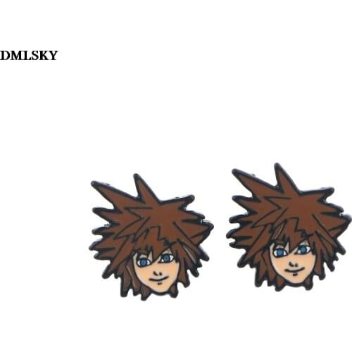 MD092 DMLSKY Cartoon Creative Earrings Jewelry Stud Earring Pendant for Kids Cute Gifts
