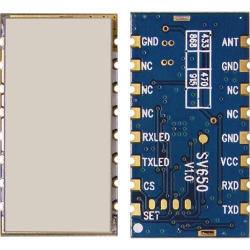 SV650 - 500mW 3km 433MHz wireless transceiver module with TTL RS485 RF data transmitter module