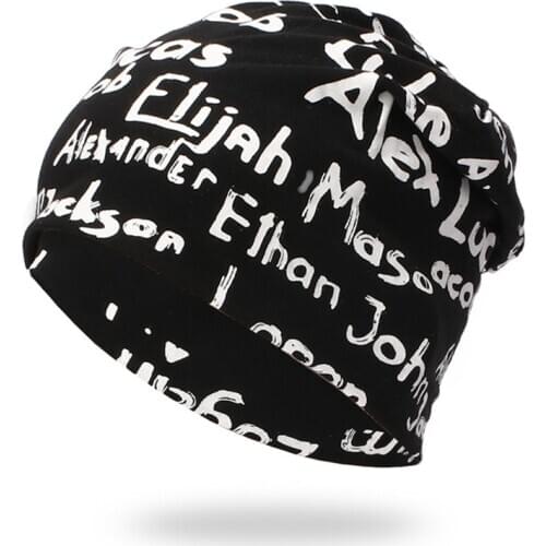 Men woman Beanie Cap Letter Knit Cotton Hat Headwear Outdoor Autumn Winter Bonnet Skiing Hat Knitted Hat