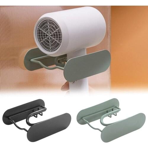 Wall-mounted Hair Dryer Holder Storage Organizer For Hairdryer Shelf Bathroom Shelf Hairdryer Holder Rack