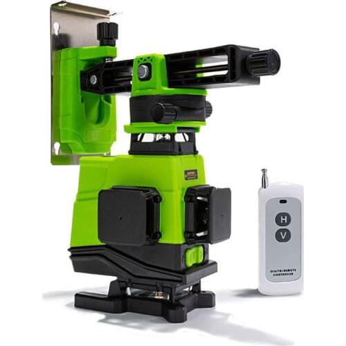 2pcs 5000MAH Battery German 520NM Laser Level 16 lines green line 4D Self-Leveling 360 Horizontal And Vertical Super Powerful