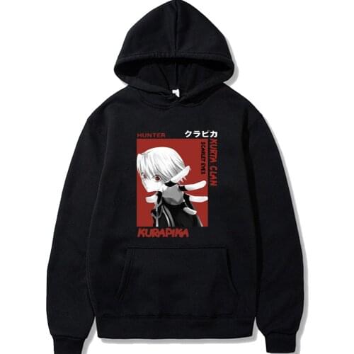 New Japanese Style Hunter Kurapika Cosplay Hoodie Harajuku Sweatshirts Pullovers Men Women Long Sleeve Fleece Hisoka Hoodies