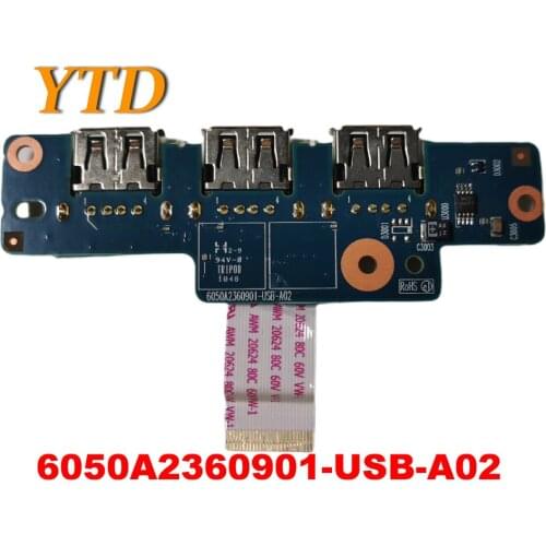 Original for Acer TravelMate 6594 USB Port Connector Board 6050A2360901-USB-A02 tested good free shipping