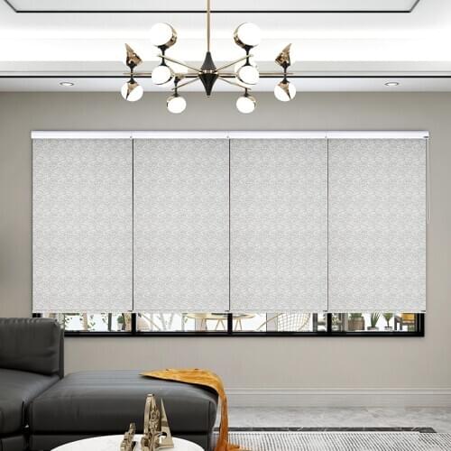 Curtain Design Custom Graphic Pattern Roller Shutter Blind Shades To Figure Logo Sunshine