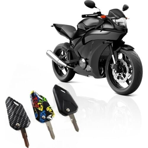 Motorcycle Car Folding Key Head Automatic Bouncing Keychain Universal Fold Key Embryo Vehicle Graffiti Key Shell Car Accessories