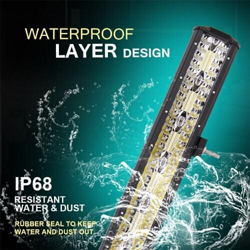 LED Head Light 480W LED Work Light Bar Driving Fog Headlight for Truck Tractor Motorcycle Boat 12V 24V Off Road Accessories