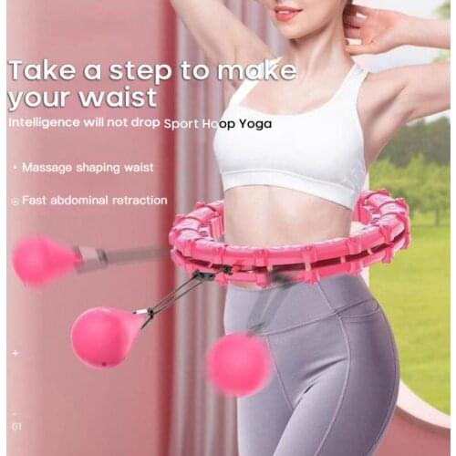 Intelligent Counting Fitness Sport Ring Smart Sport Ring Adjustable Thin Waist Hoop Fitness Equipment Home Training Droshipping