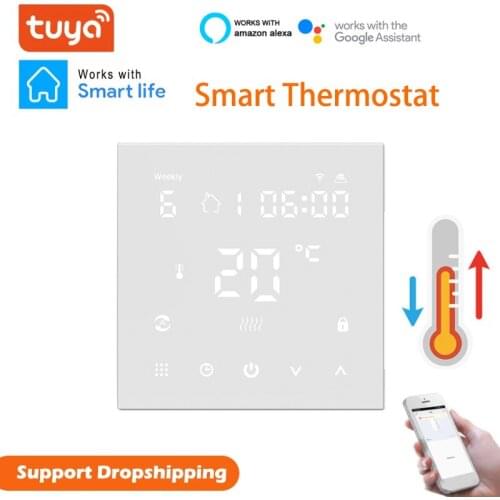 Tuya WiFi Smart Thermostat Temperature Controller For Water/Electric Floor Heating / Gas Boiler Work With Alexa Google Home New
