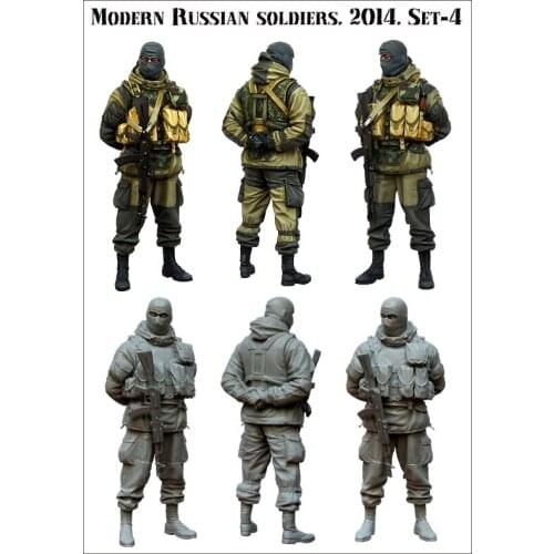1/35 Resin Model Kit MODERN RUSSIAN SOLDIERS 2014 SET-4