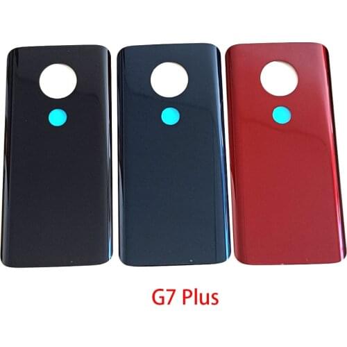 10Pcs/Lot For Motorola Moto G7 PLAY XT1962 Back Cover G7 Plus Back Battery Cover For moto G7 Power Rear Door Housing Case Panel