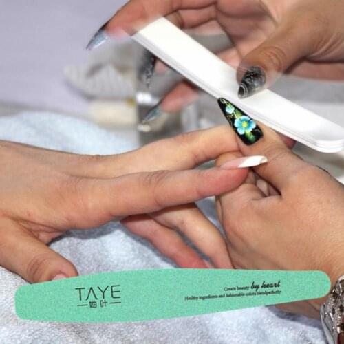 80% Hot Sale Nail File Double Side Nail Grinding Sponge DIY Manicure Sandpaper Polish File for Salon