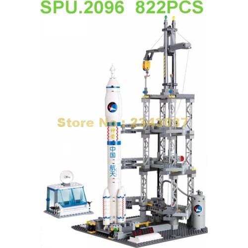 83001 822pcs Aviation Space Series Rocket Station Building Block Toy