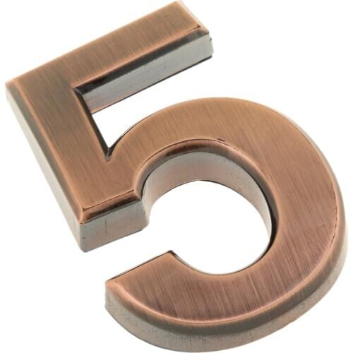 Antique Door Number Room Plate Address Office Home House Number 5 Hotel Sign