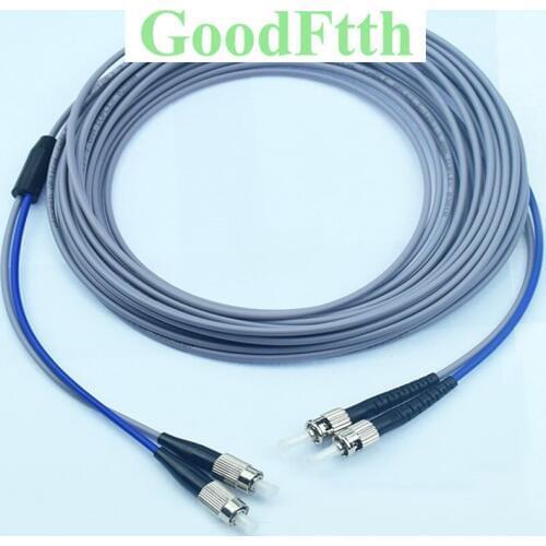 Armoured Patch Cord FC ST Multimode 62.5/125 OM1 Duplex GoodFtth 1-15m 6pcs/lot