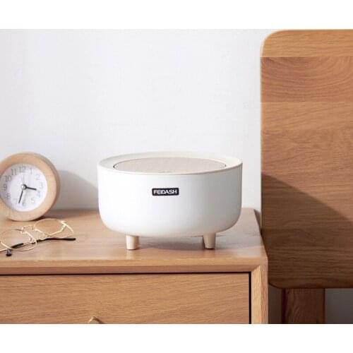 Wood Trash Can Storage Bin Garbage Disposal Office Supplies DesktopTrash Can Bedroom Home Poubelle Bureau Cleaning Tools DF50LJ