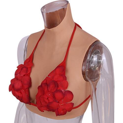 Dokier artificial silicone breasts B cup fake boobs breast forms for drag queen crossdresser transgender male to shemale tits