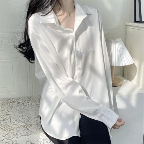 EBAIHUI Womens Silk Shirts