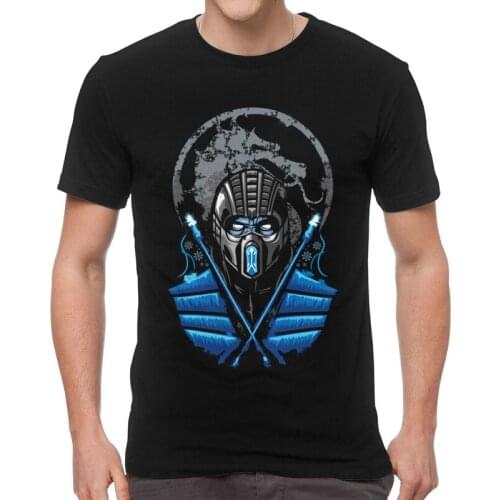 Mortal Kombat T-shirt Men Streetwear T Shirt Short Sleeve 100% Cotton Sub Zero Scorpion Tshirt Urban Tees Tops