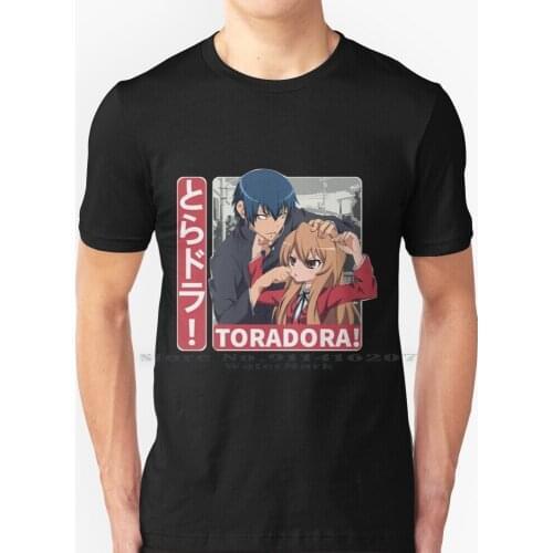 Toradora T Shirt 100% Pure Cotton Toradora Koburastyle Ryuuji Taiga Toradora Taiga Aisaka Tsundere Toradora