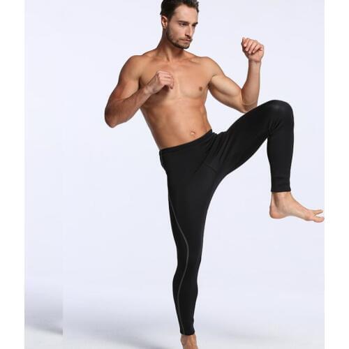 2MM Men Diving Pants Black Neoprene Tight Wetsuit Trousers Thicken Thermal Elastic Swimwear for Surfing Swimming Sailing