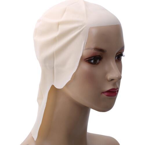 High Quality 30cm Width Funny Latex Skin Fake Bald Head Unisex Fancy Movie Party Dress Skinhead Wig Cap Hot Sale