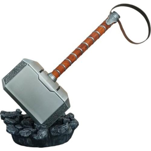 Resin Made HCMY Mjolnir Cosplay Hammer Light-up Display Stand Base Bracket