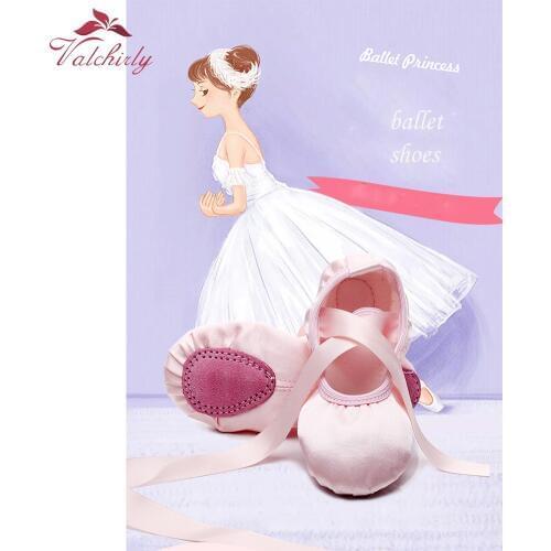 Girls Pointe Shoes Dance Slippers High Quality Ballerina Practice Shoes For Ballet