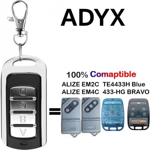 287-868 MHz Garage Door Remote Control Clone For DOORHAN HORMANN LIFTMASTER BENINCA PUJOL SOMMER DEA ERREKA ADYX Gate Command