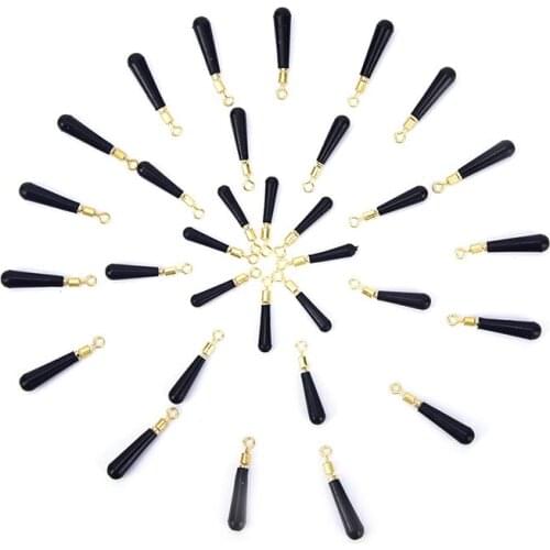 10Pcs/lot Copper Head Fishing Gear Block Rotation Drift Fishing Floats Rubber Bobber Float Seat Rest Accessories And Tools