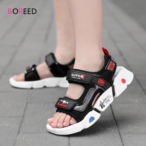 2021 Fashion Boys Sandals High Quality Summer Kid Sandals Children Shoes Breathable Casual Sandalias Boys Chaussure Enfant